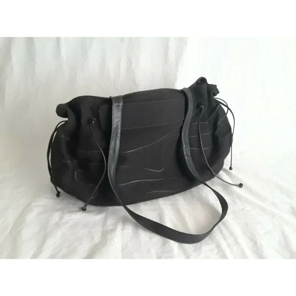 CARLOS FALCHI-textured Leather-Purse-Handbag-Shoulder Bag